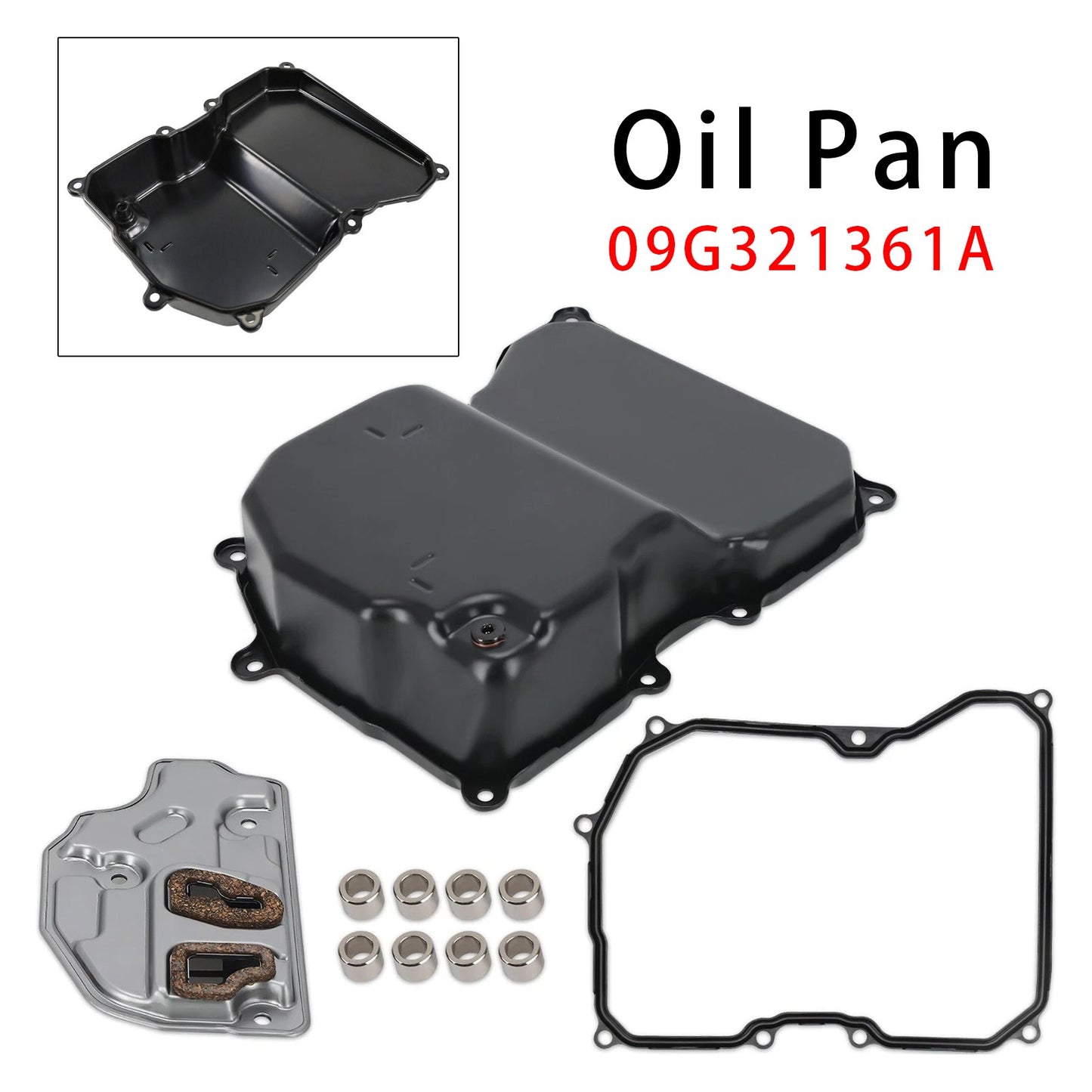 2006-2009 For VOLKSWAGEN RABBIT Transmission Oil Pan W/ Filter & Gasket & Fixed Ring 09G325429A