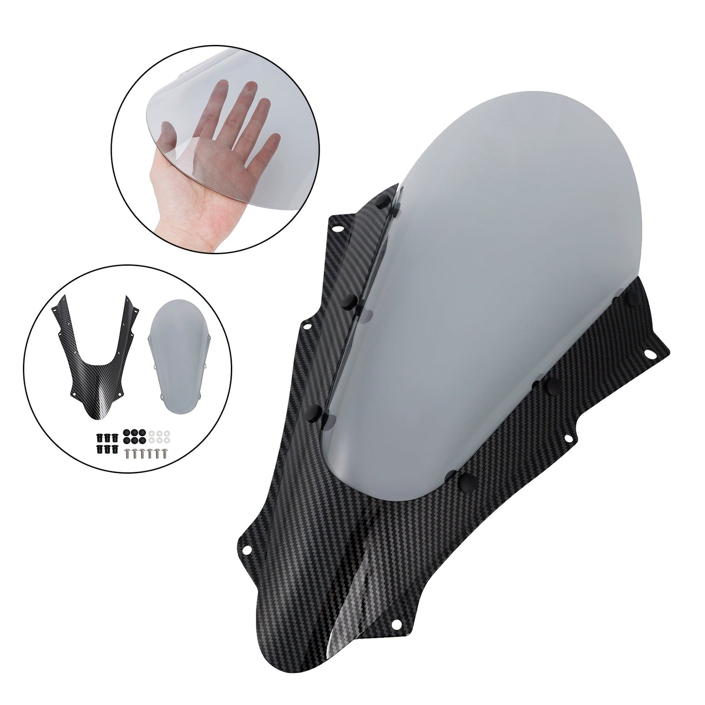 Windshield Windscreen for Kawasaki ZX-4R ZX-4RR 2023