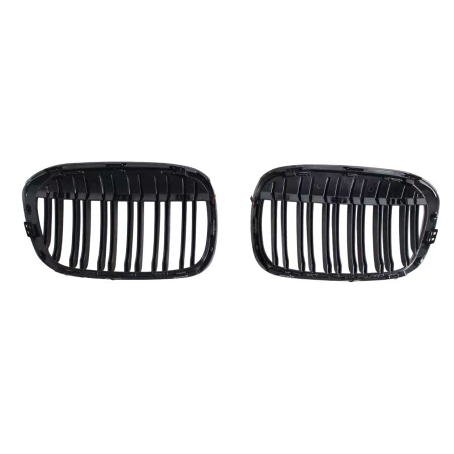 2016-2019 Fit BMW X1 F48 F49 Gloss Black Front Kidney Grill Grille Dual Line