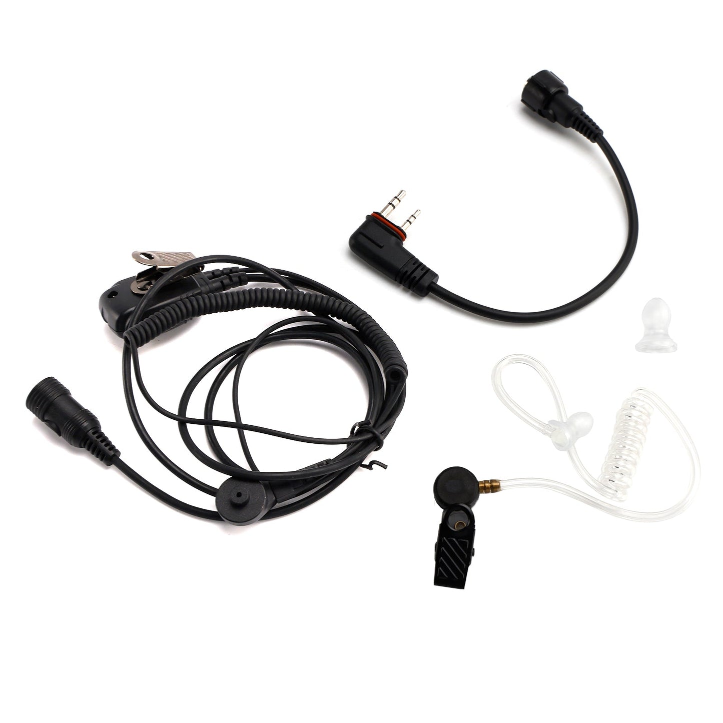 102B Transparent Air Tube Earphone In-ear with A24 Line For ICOM A25CE A25N A24