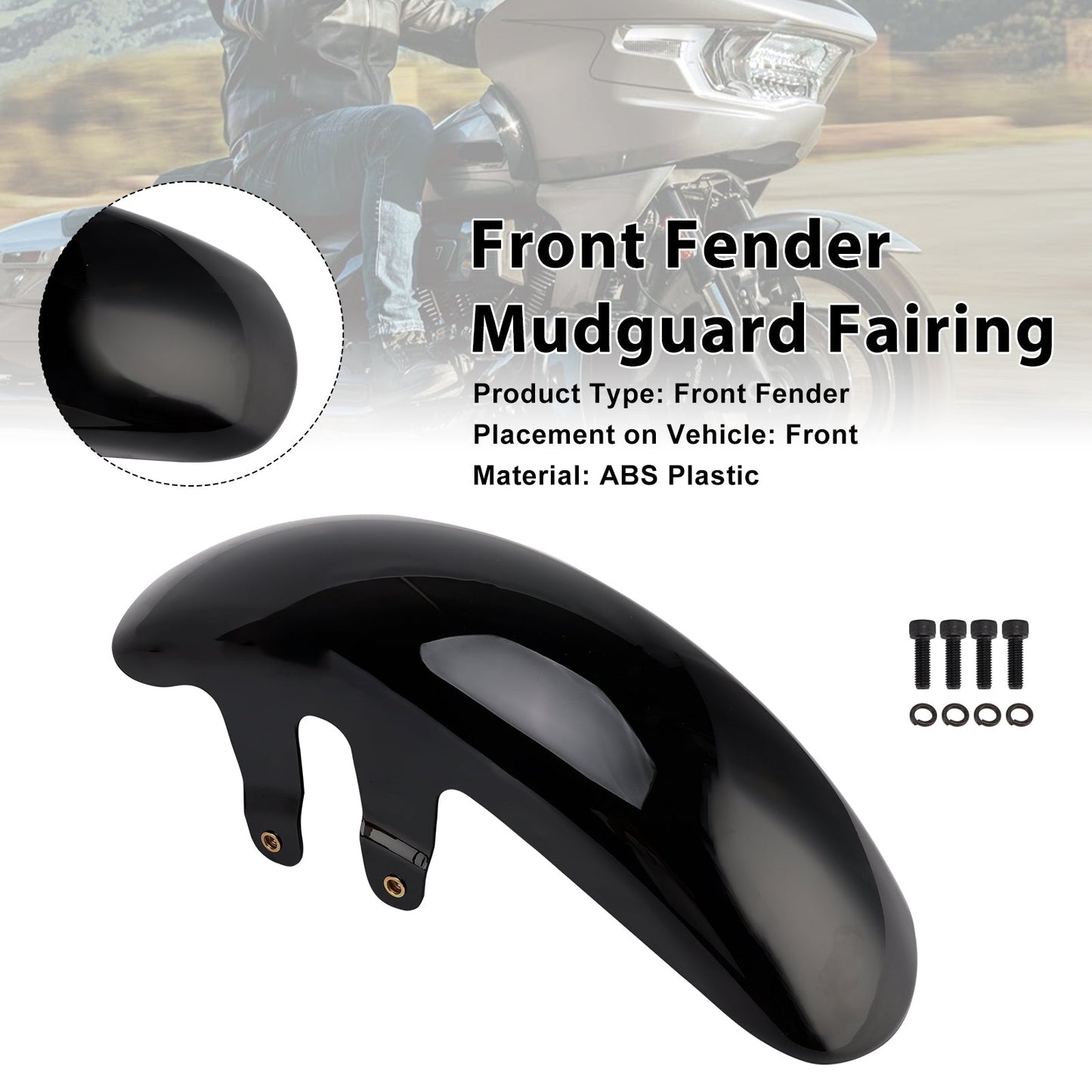 2023-2025 Touring CVO Road Glide / Street Glide Front Fender Mudguard Fairing