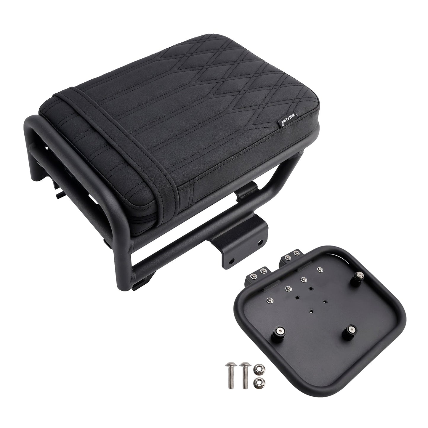 2020-2023 For Honda Ct125 Huntercub Kit Saddlebag Bracket & Rear Seat Cushion Brown