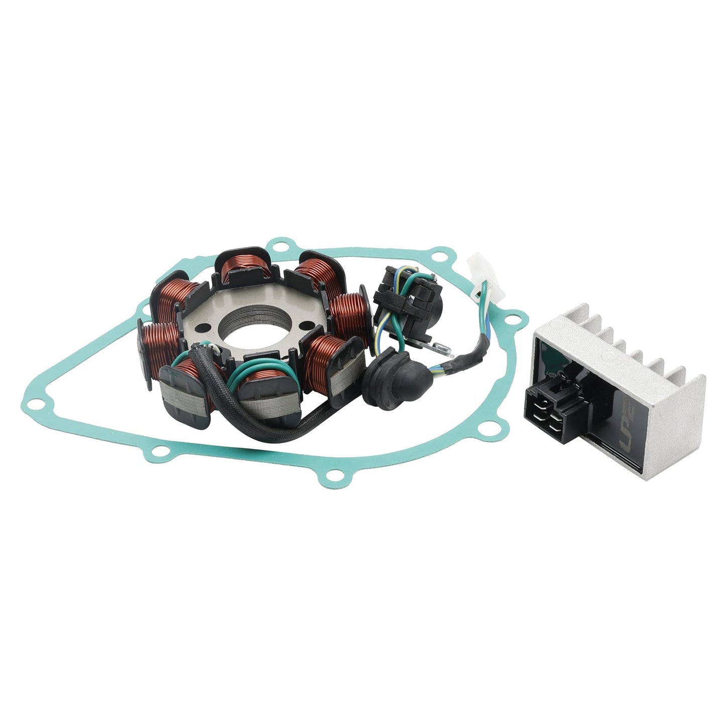 2009 Honda ANF125 ANF125MR9 Wave 125 S, Kick start Generator Stator Regulator Rectifier Gasket