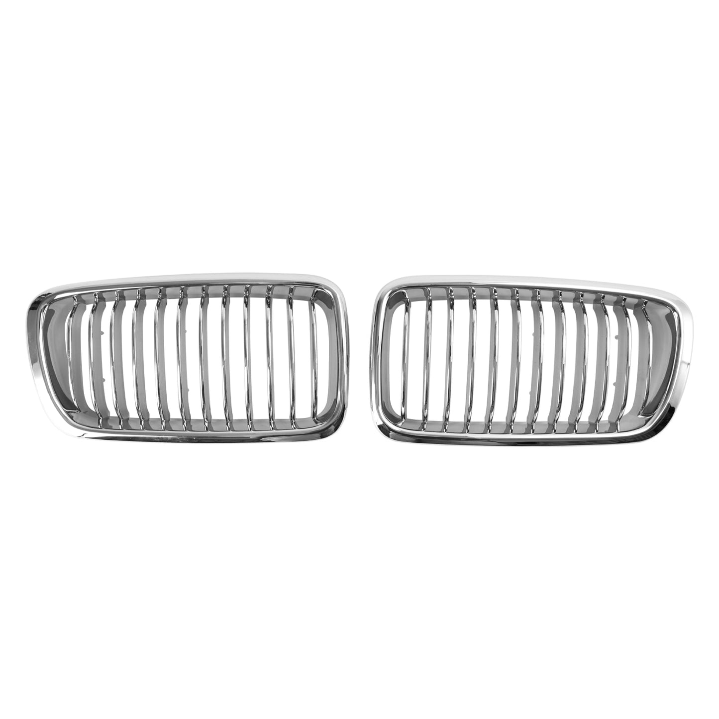 1994-2001 BMW 7 Series E38 Chrome Front Kidney Grill Grille 2PCS