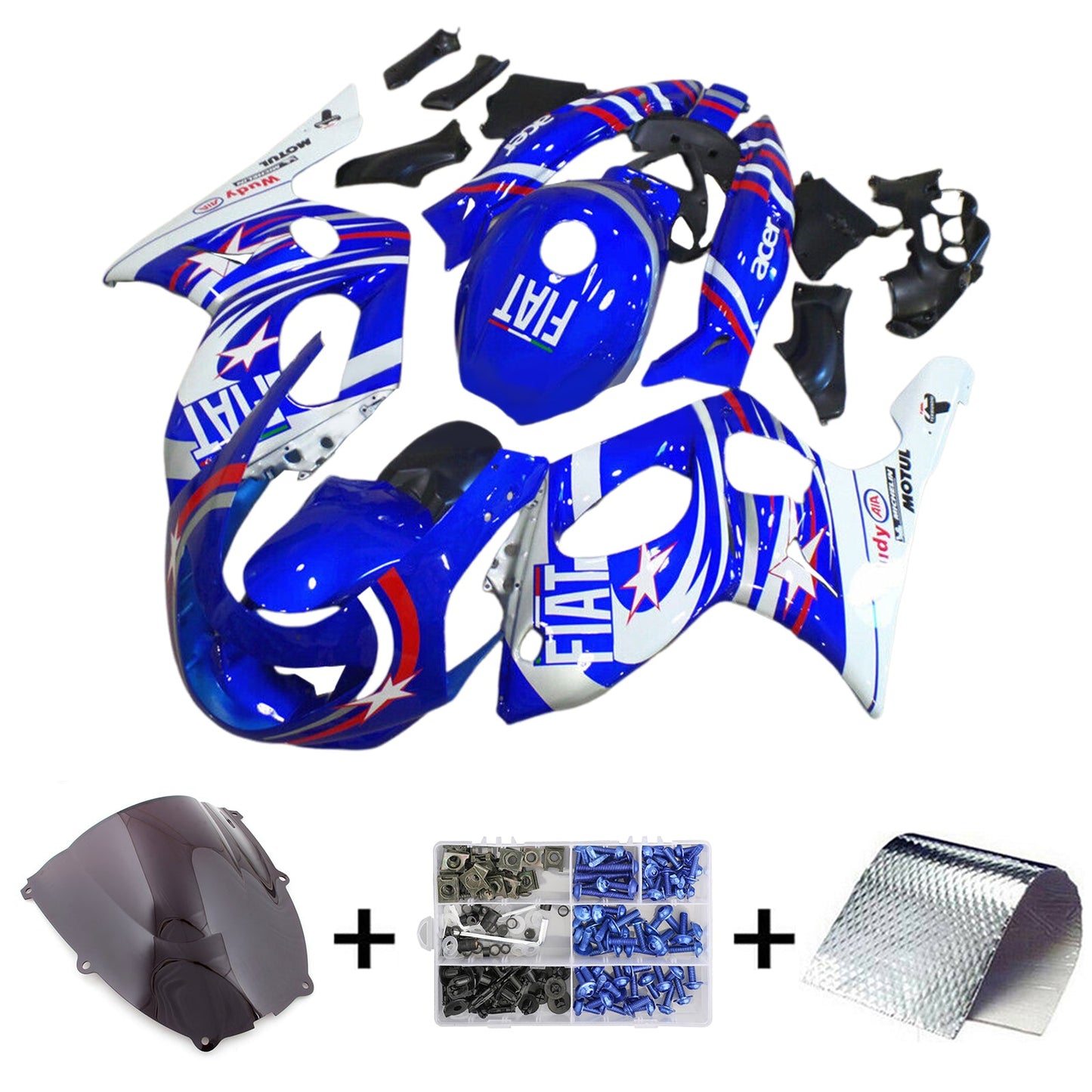 1996-2007 Yamaha YZF 600R Thundercat Injection Fairing Kit Bodywork Plastic ABS