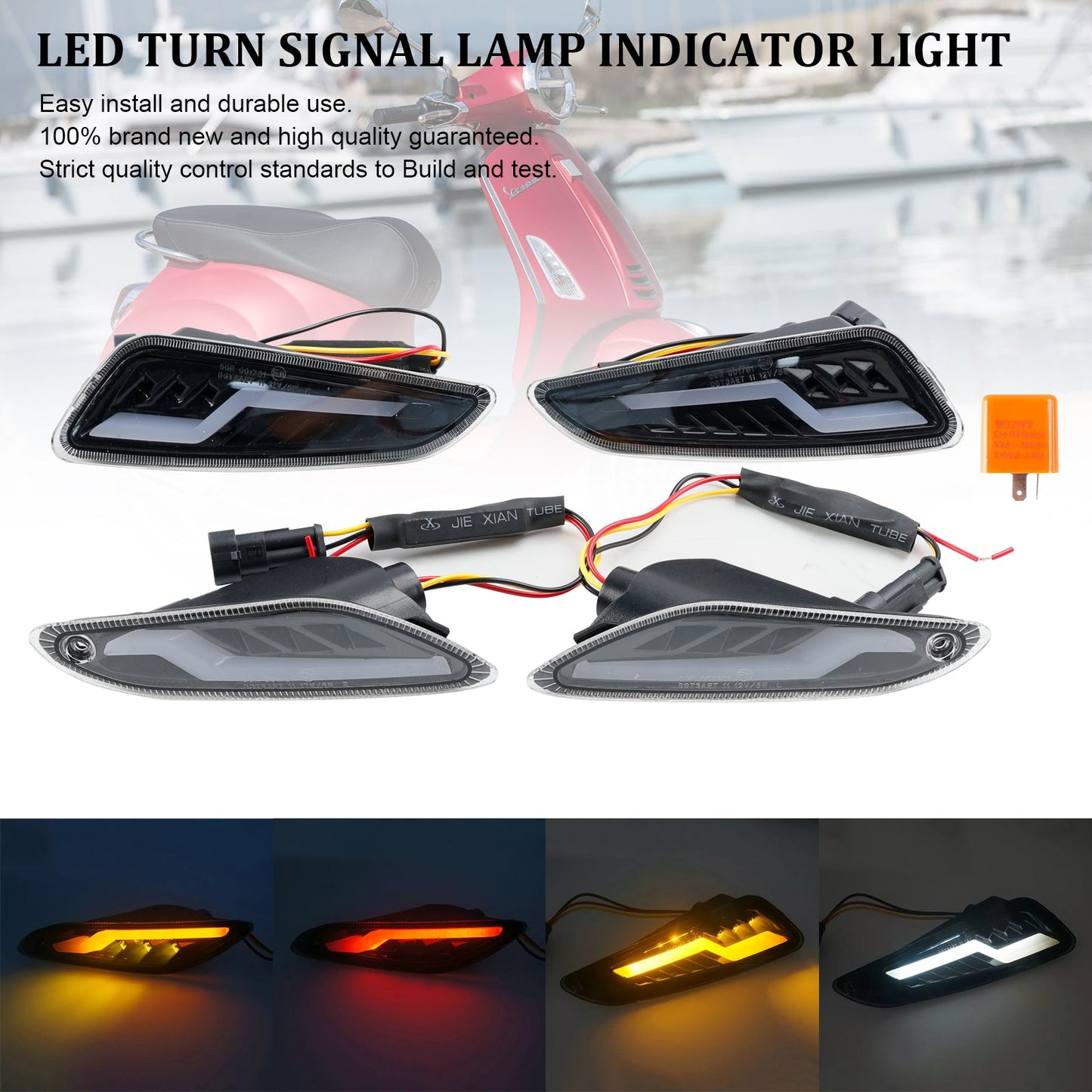 2017-2023 Sprint Primavera 150 LED Turn Signal Lamp Indicator Light