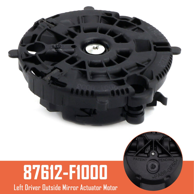 87612-F1000 Left Driver Outside Mirror Actuator Motor for Hyundai Elantra