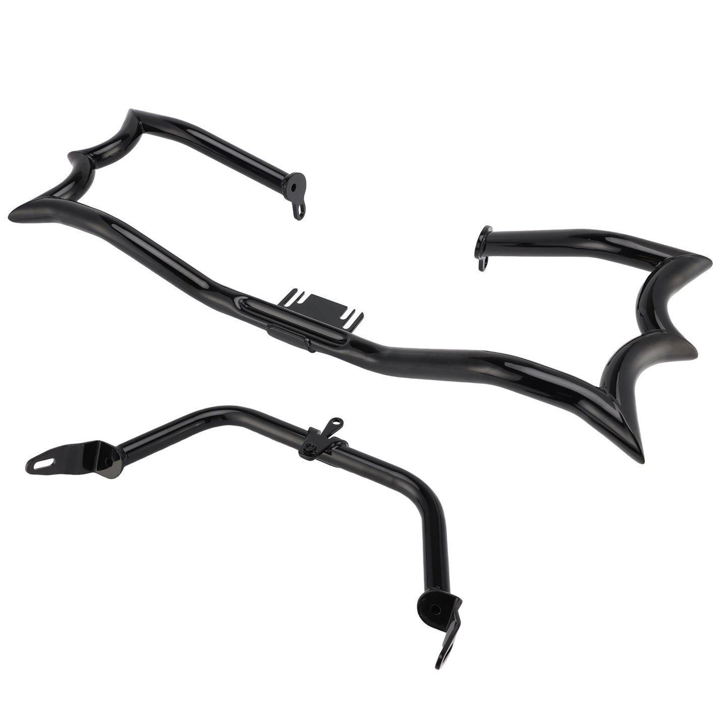 2009-2023 Touring Road King Bumper Engine Guard Fairing Mount Crash Bar Kit Chrome