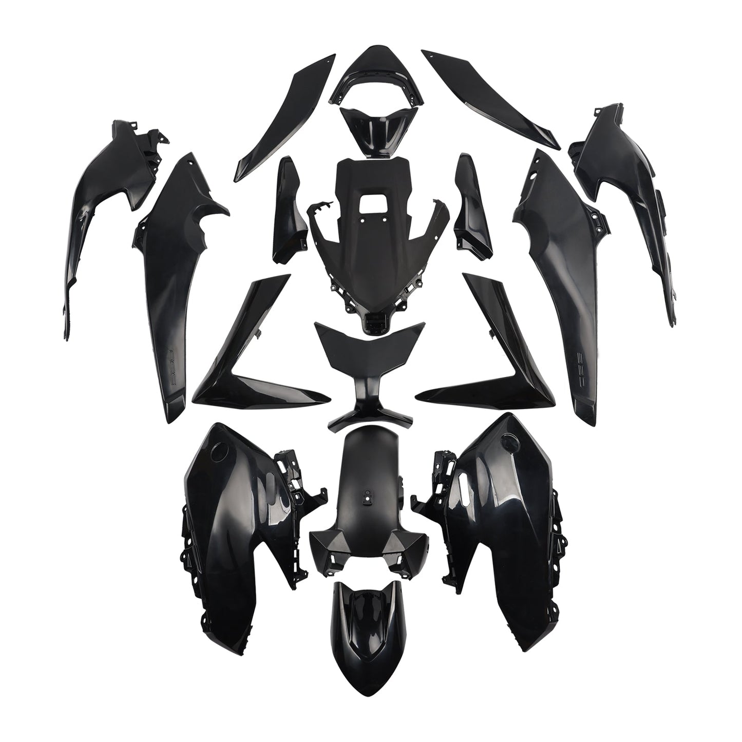 2025-2026 Yamaha TMAX560 Bodywork Fairing Injection Unpainted