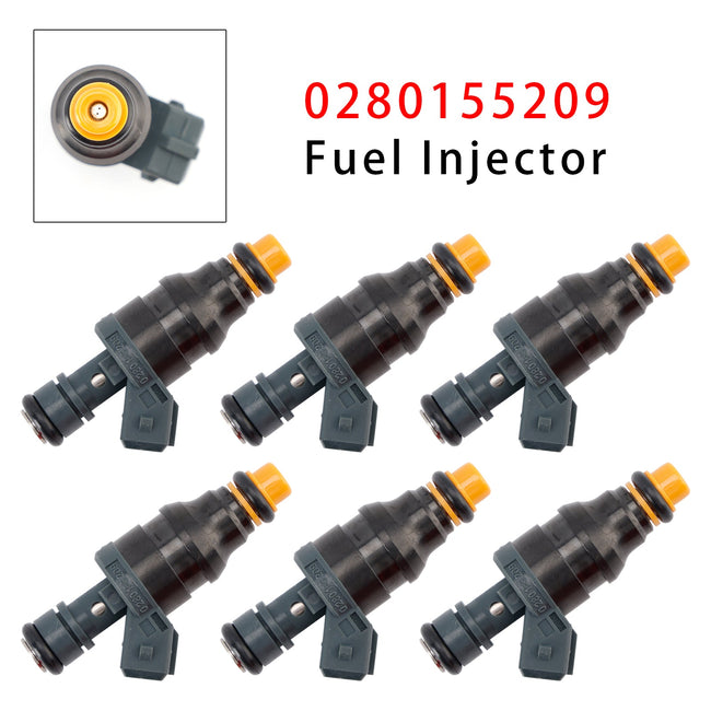 6Pcs Fuel Injector For Mercedes-Benz 300E/SE/TE/CE E320 C280 C36 0280155209