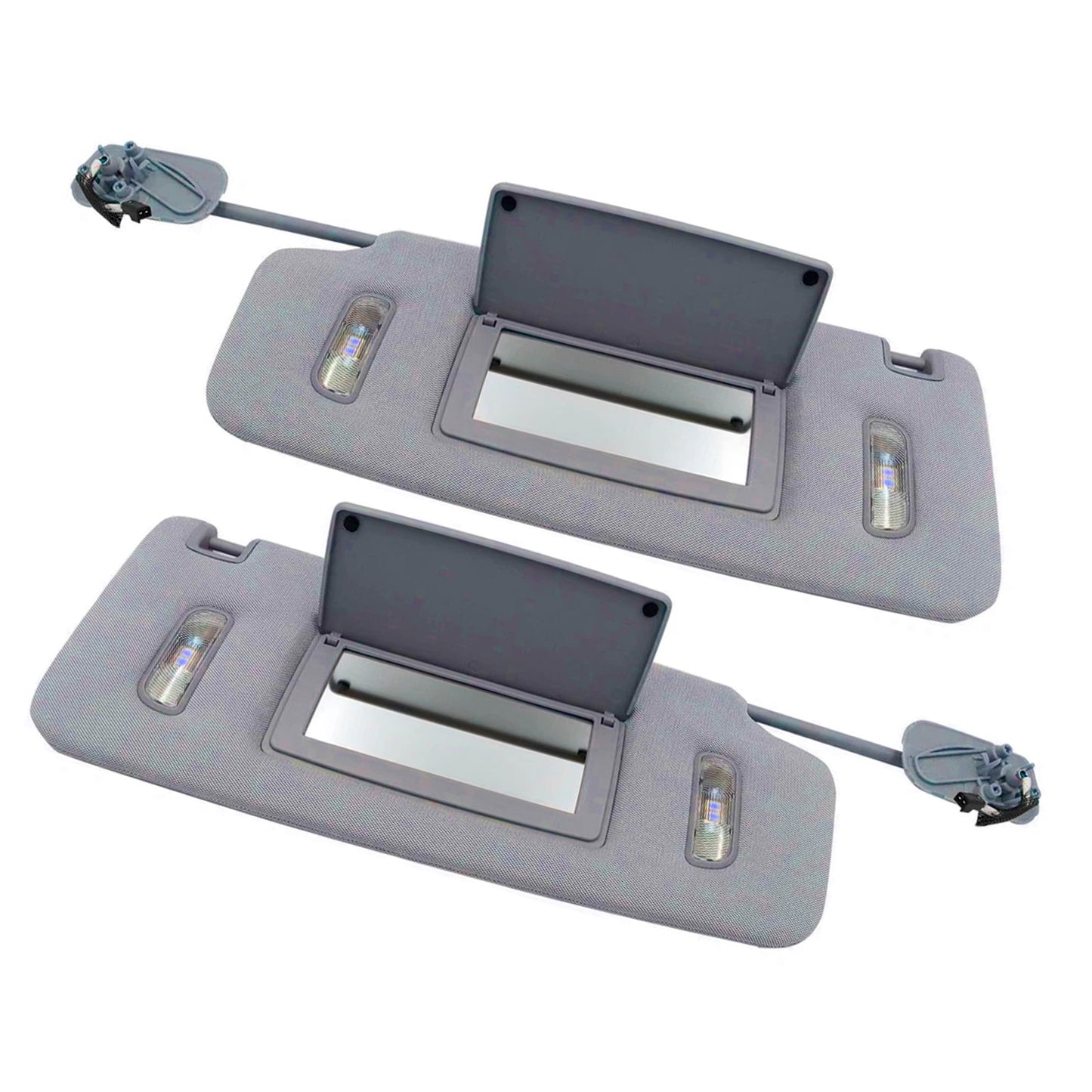 2PCS Gray Sun Visor Left & Right 22870346 23459643 For Nissan Altima 2013-2018