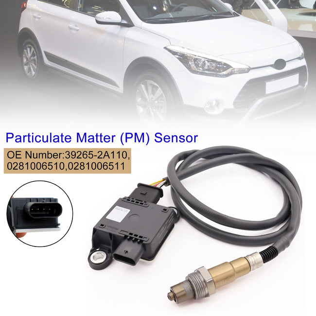 05/2015-02/2018 For Hyundai i20 II Coupe (GB) 1.4 CRDi Coupe Diesel FWD 16 Valves Particulate Matter (PM) Sensor 0281006511