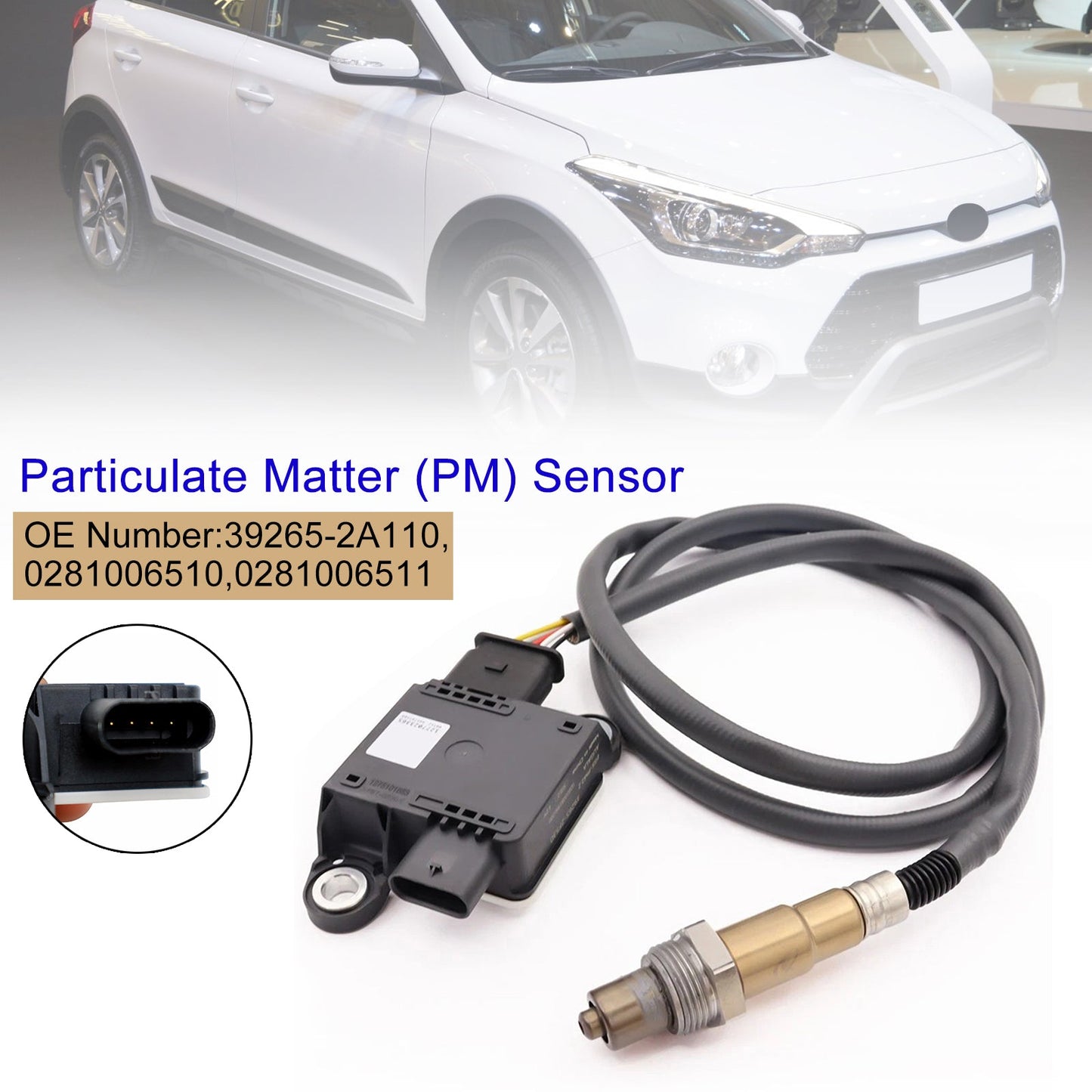Particulate Matter (PM) Sensor 39265-2A110 For Hyundai i20 (IB GB) 1.4 CRDI