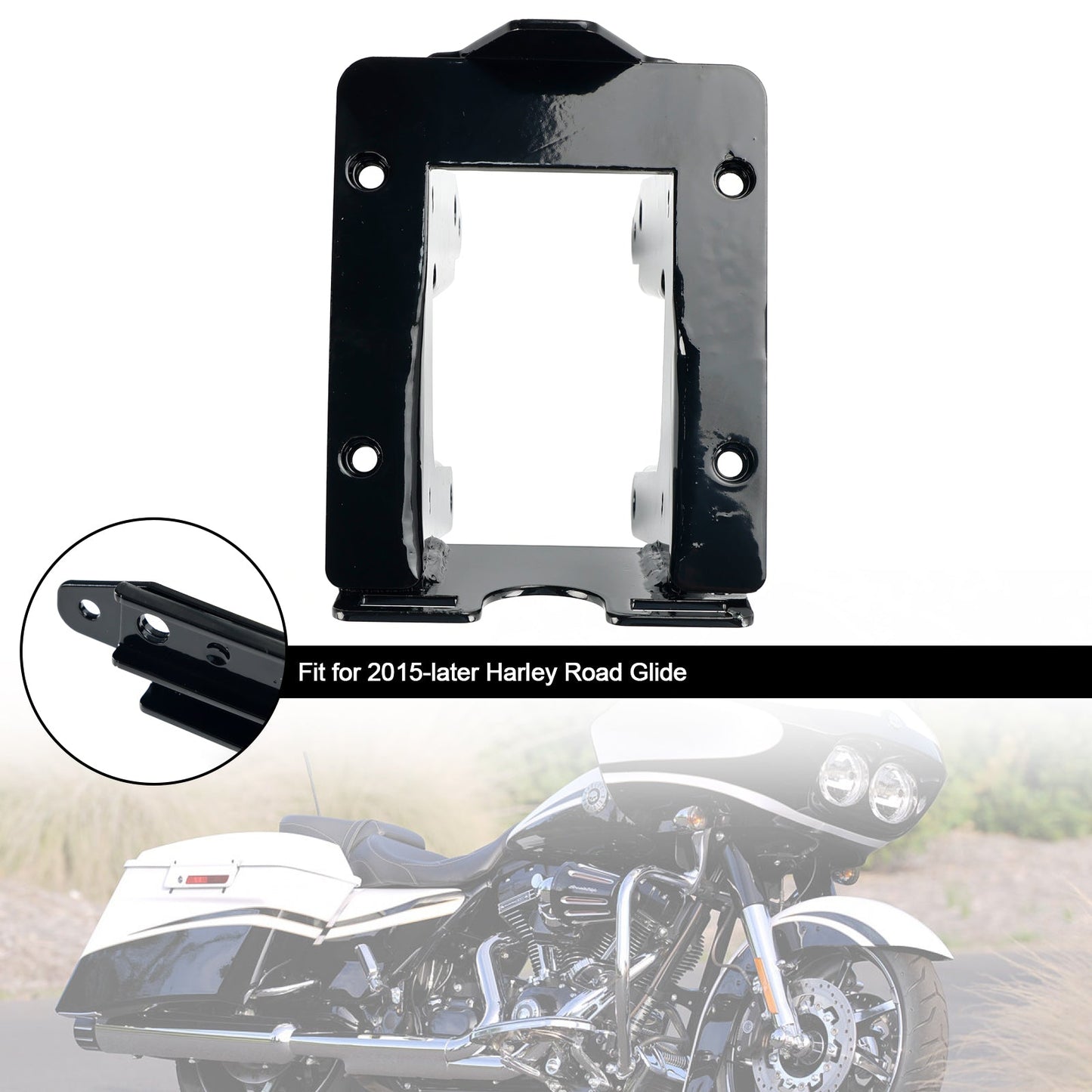 2016-2019 Harley Road Glide Ultra FLTRU Front Inner Fairing Steel Bracket Mount 47200266