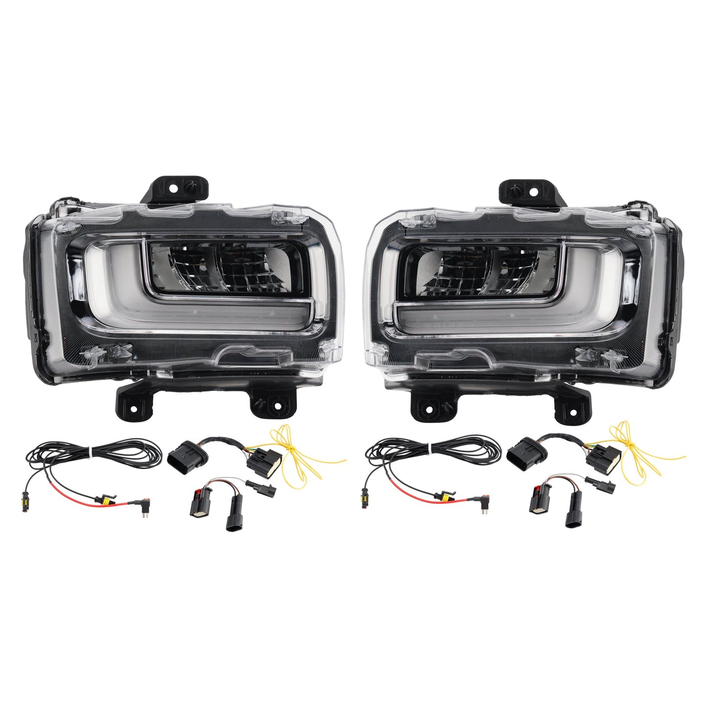 2024-2025 Ford F150 Pair LED Front Fog Light Lamp RL3415A254AB RL3415A254AC