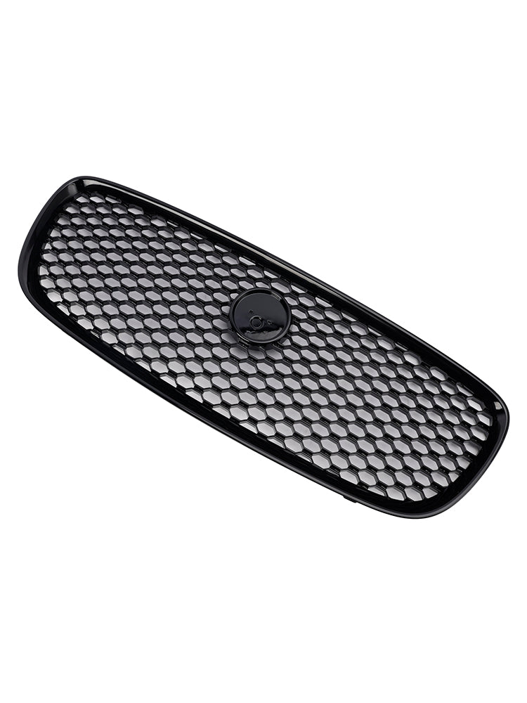 2016-2019 Jaguar XF XF-R Style Front Bumper Grill Grille Gloss Black
