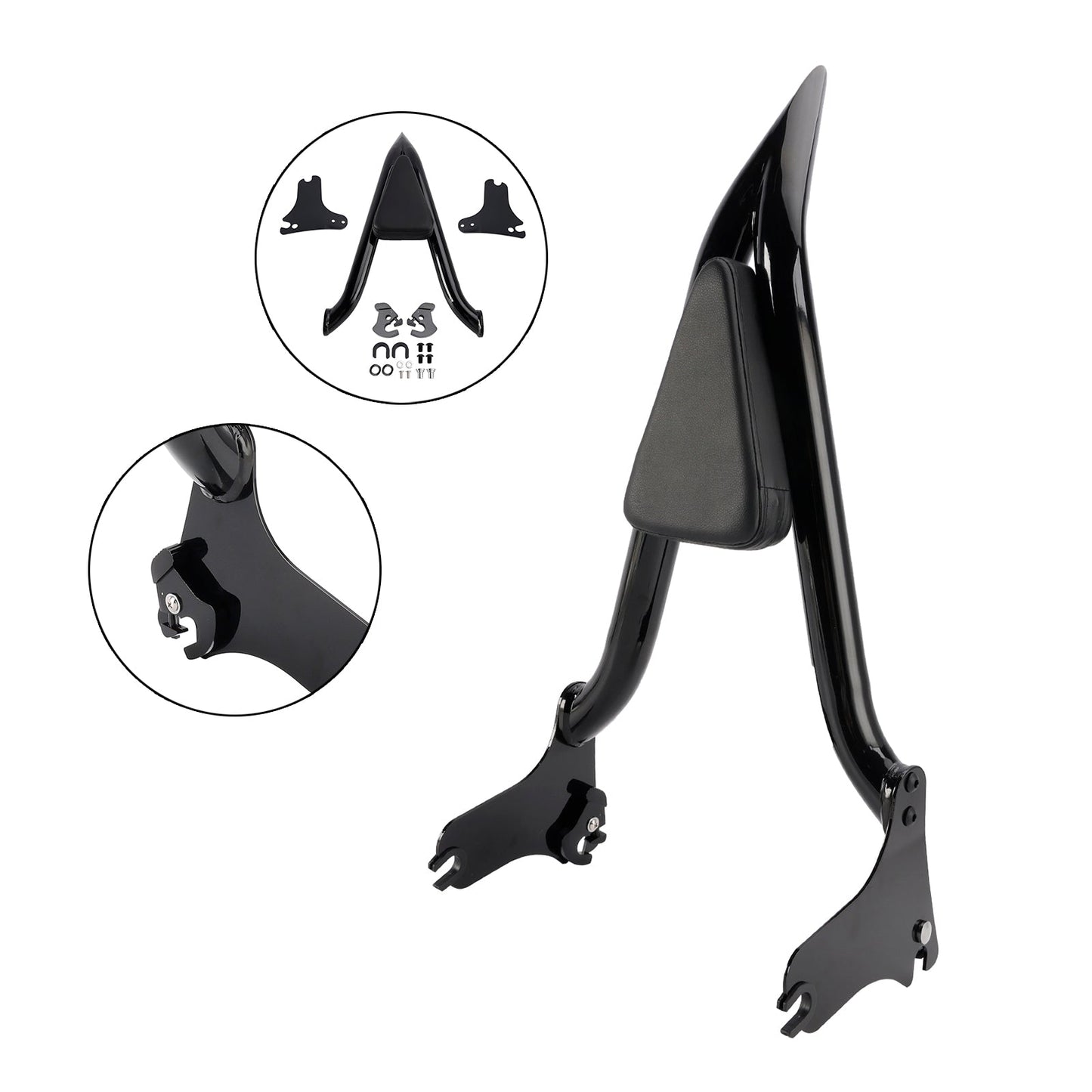 Passenger Sissy Bar Backrest for Road King Street Glide Road Glide 1997-2008