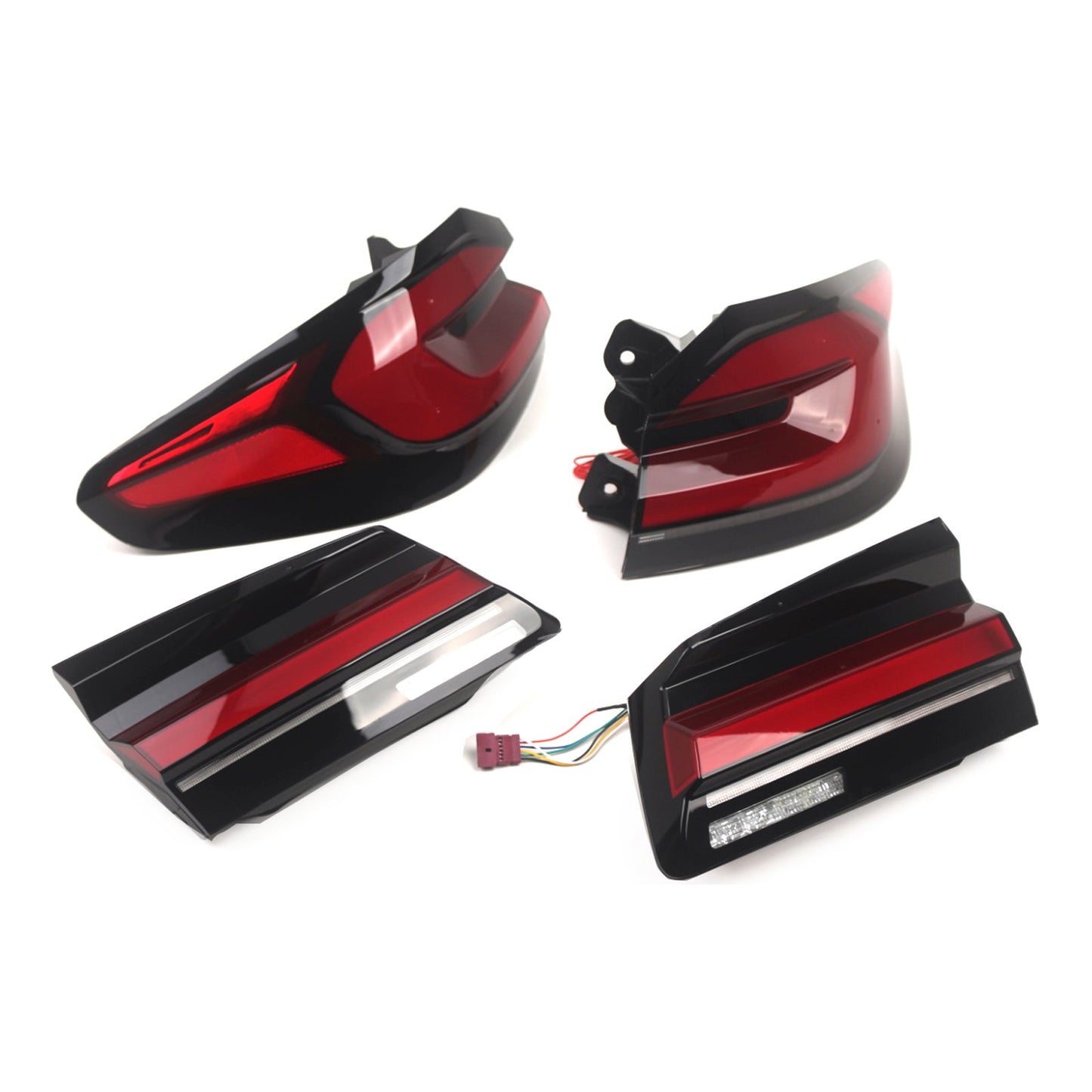 2018-2020 BMW 5 Series G30 G38 L&R Red LED Tail Lights Rear Lamp Assembly