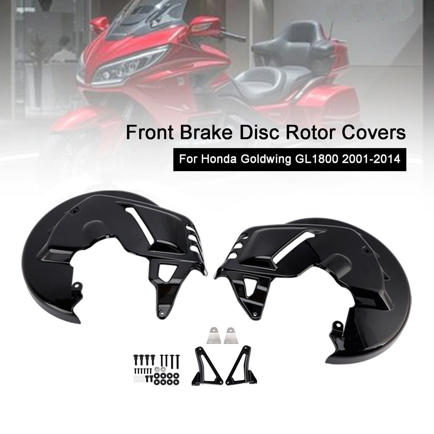 2001-2014 For Honda Goldwing GL1800 Front Brake Disc Rotor Covers