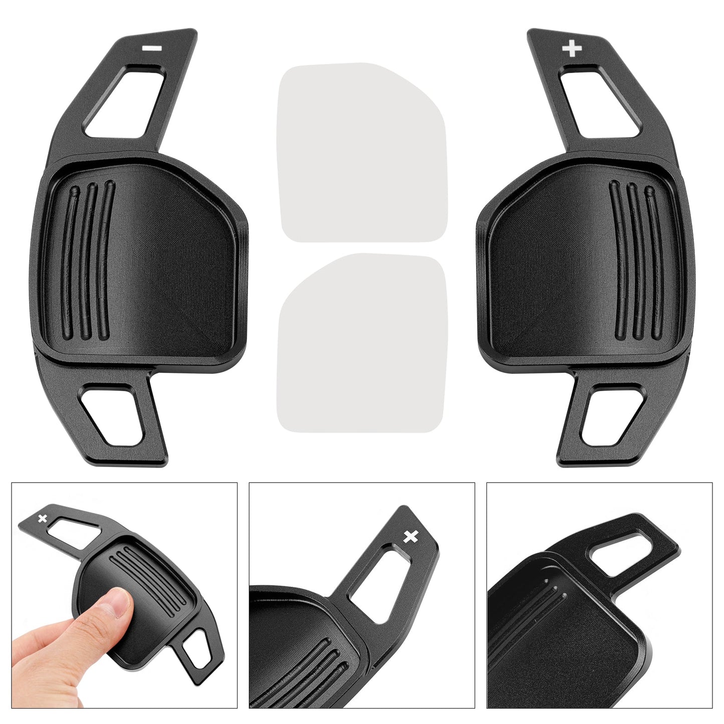 Steering Wheel Paddle Shifter For Audi A3 A4 A5 A6 TT Q5 08-14 Aluminium