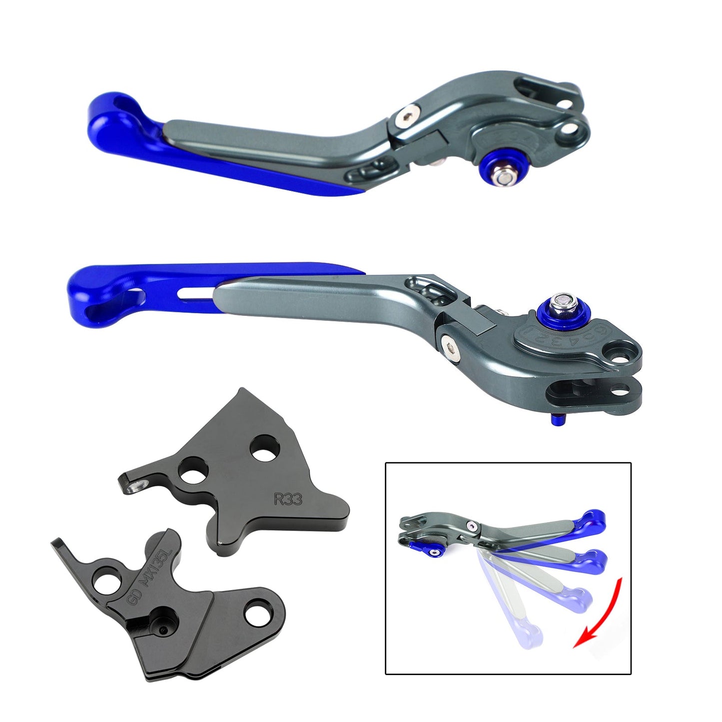2005-2014 YAMAHA YBR125 Adjustable Clutch Brake Lever