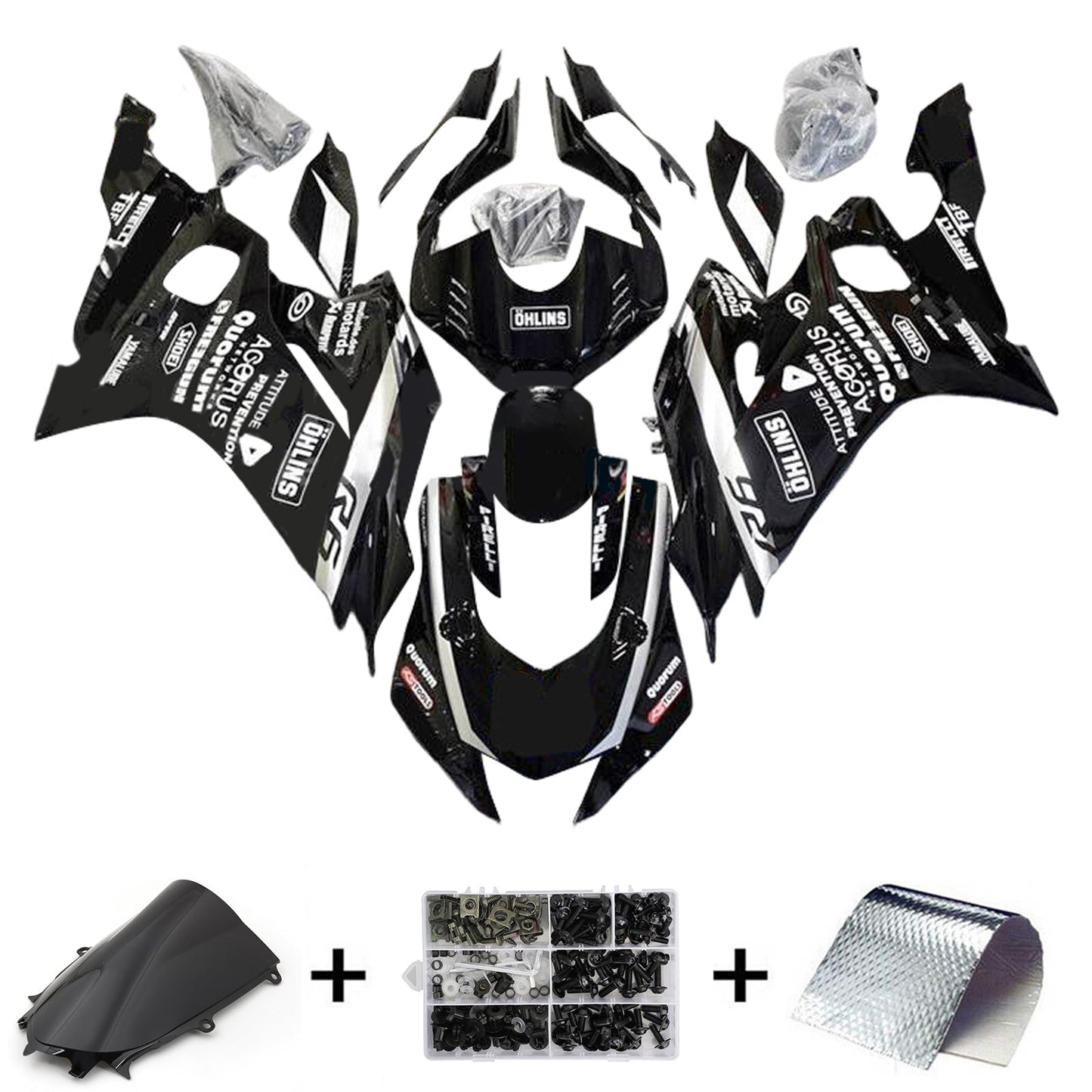 2017-2023 Yamaha YZF-R6 Injection Fairing Kit Bodywork Plastic ABS