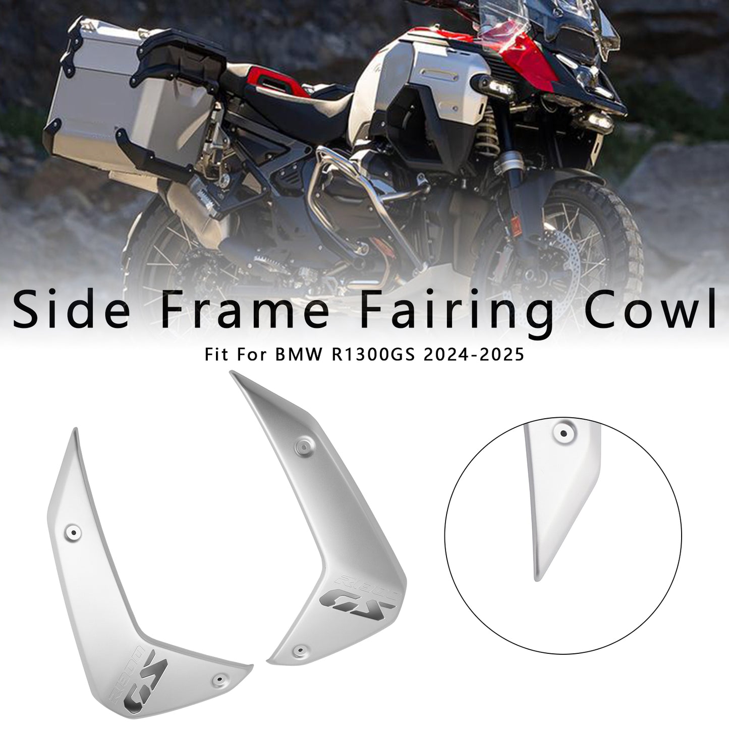 Side Frame Fairing Cowl Guards Radiator Cover For BMW R1300GS 2024-2025