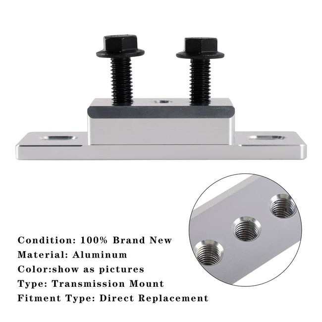 Aluminum Transmission Mount 551404 For GM TH350 TH400 4L60E 4L65E