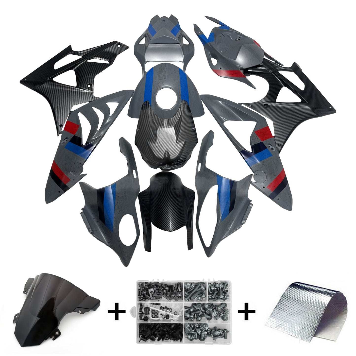 2017-2018 BMW S1000RR Injection Fairing Kit Bodywork Plastic ABS