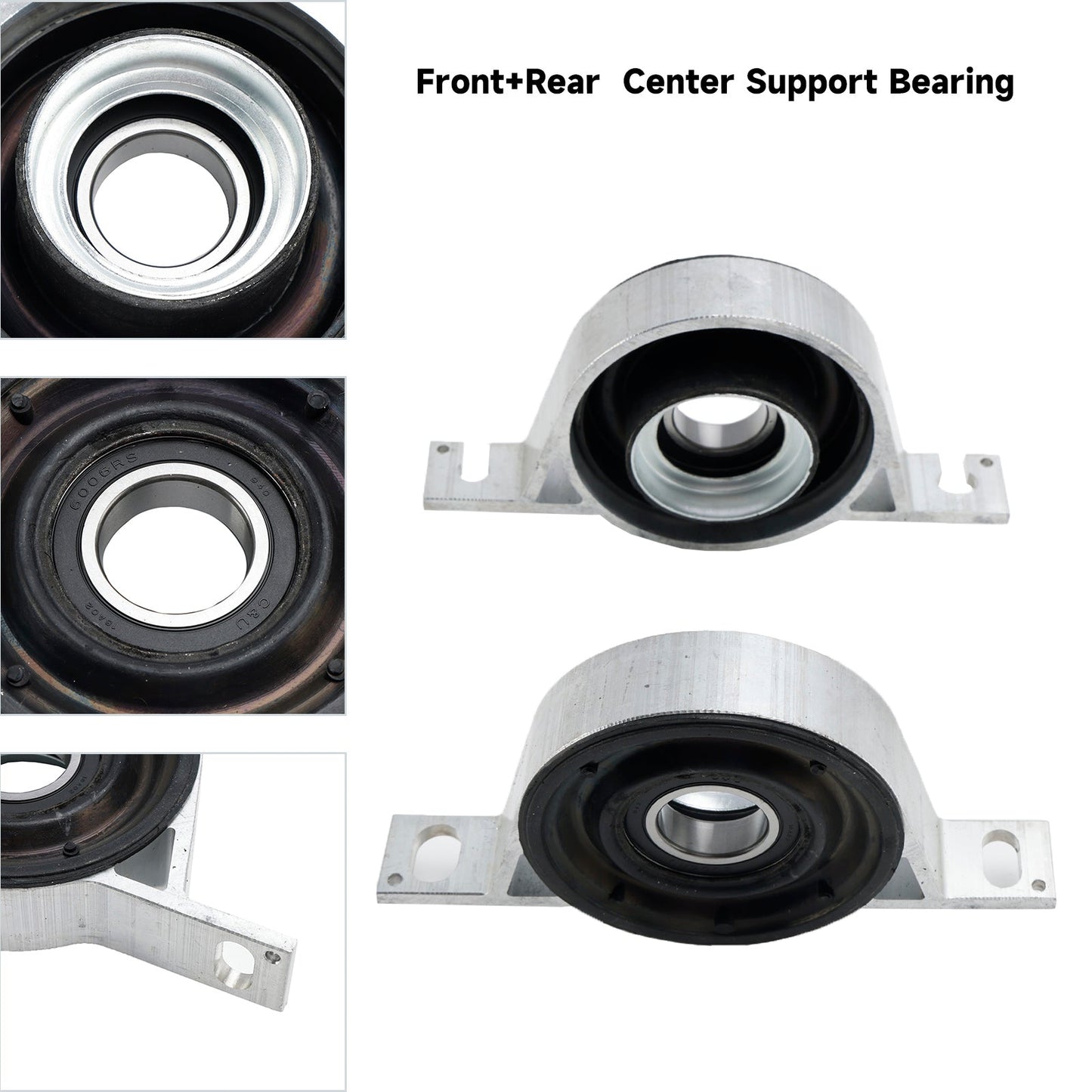 2012-2016 Cadillac SRX AWD - 3.6l V6 Flex Front+Rear Center Support Bearing 1016B6677XBFRNP