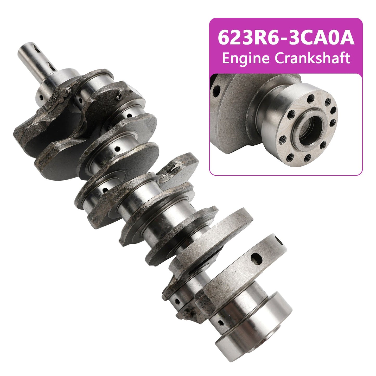 2013-2016 Santa Fe 3.3L Engine Crankshaft 623R63CA0A 23110-3CFA0 623R6-3CA00