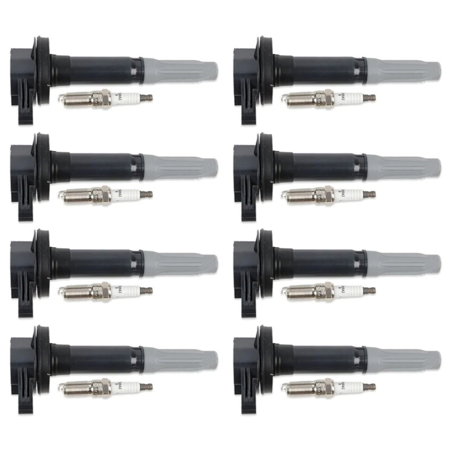 8xIgnition Coil + 8xIridium Spark Plug UF824 For Ford F-150 Mustang 16-17 5.0L