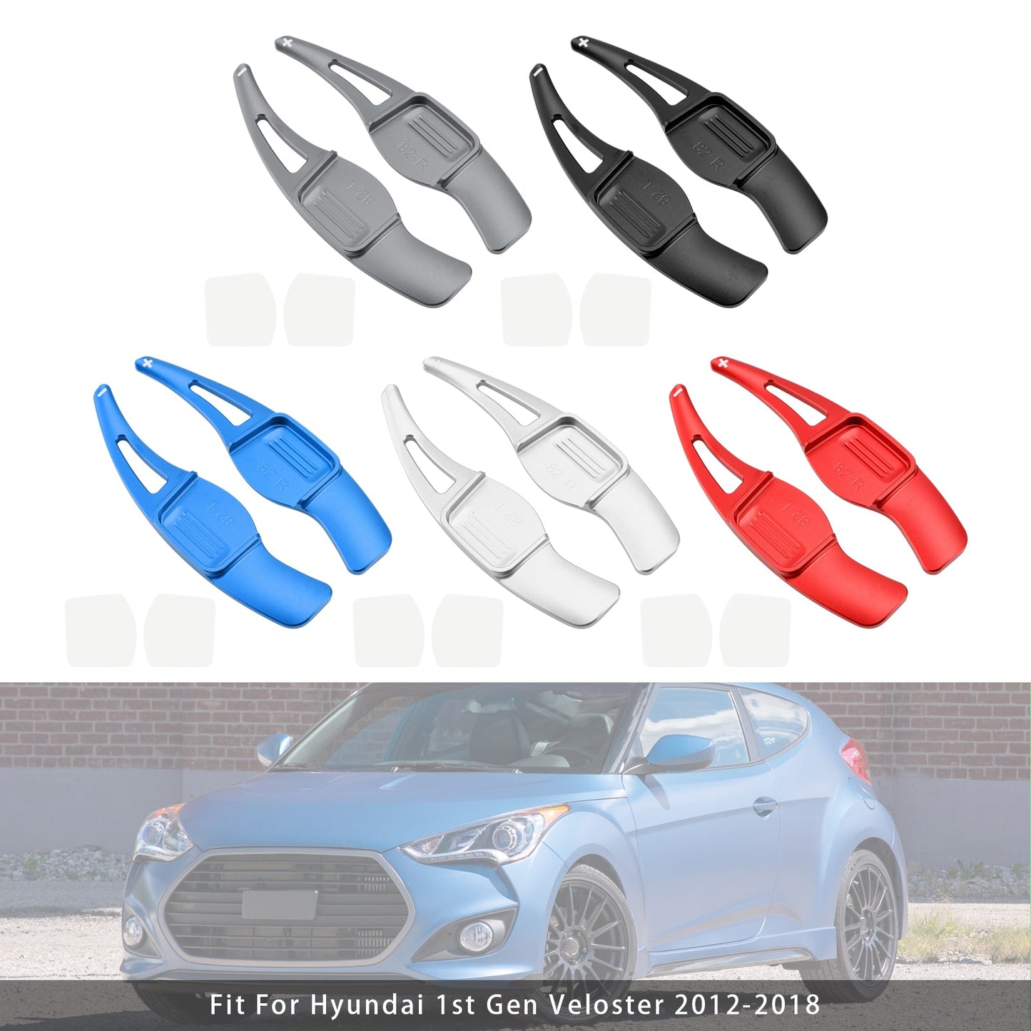 2012-2018 Hyundai Veloster Steering Wheel Paddle Shifter Aluminium