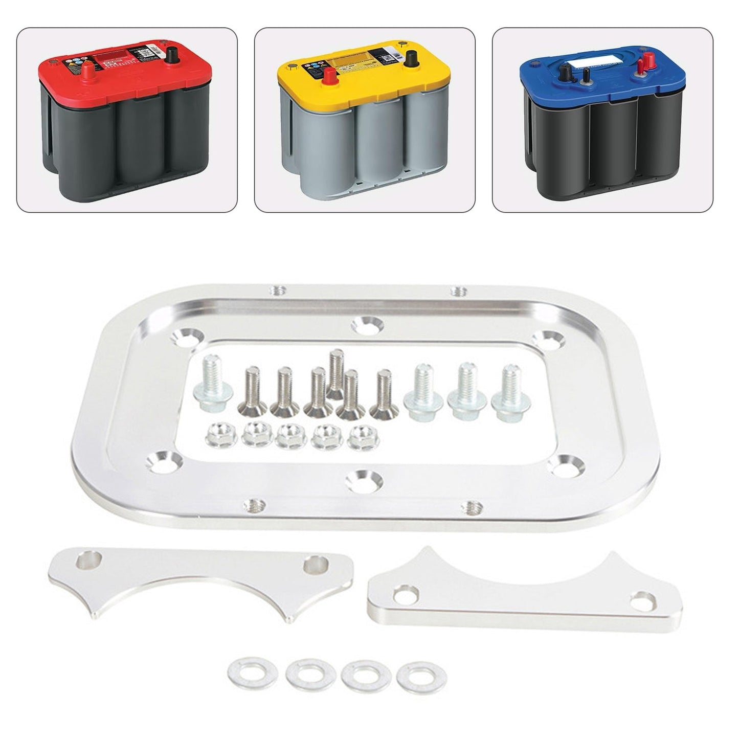 Battery Tray Hold Down for Optima Batteries 34 34/78 D34 D34/78 34M D34M