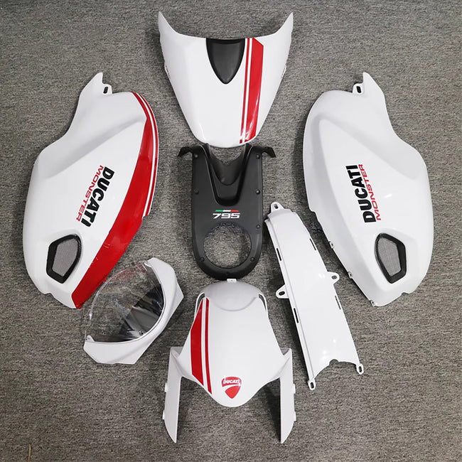 All Years Ducati Monster 696 796 1100 S EVO Injection Fairing Kit Bodywork