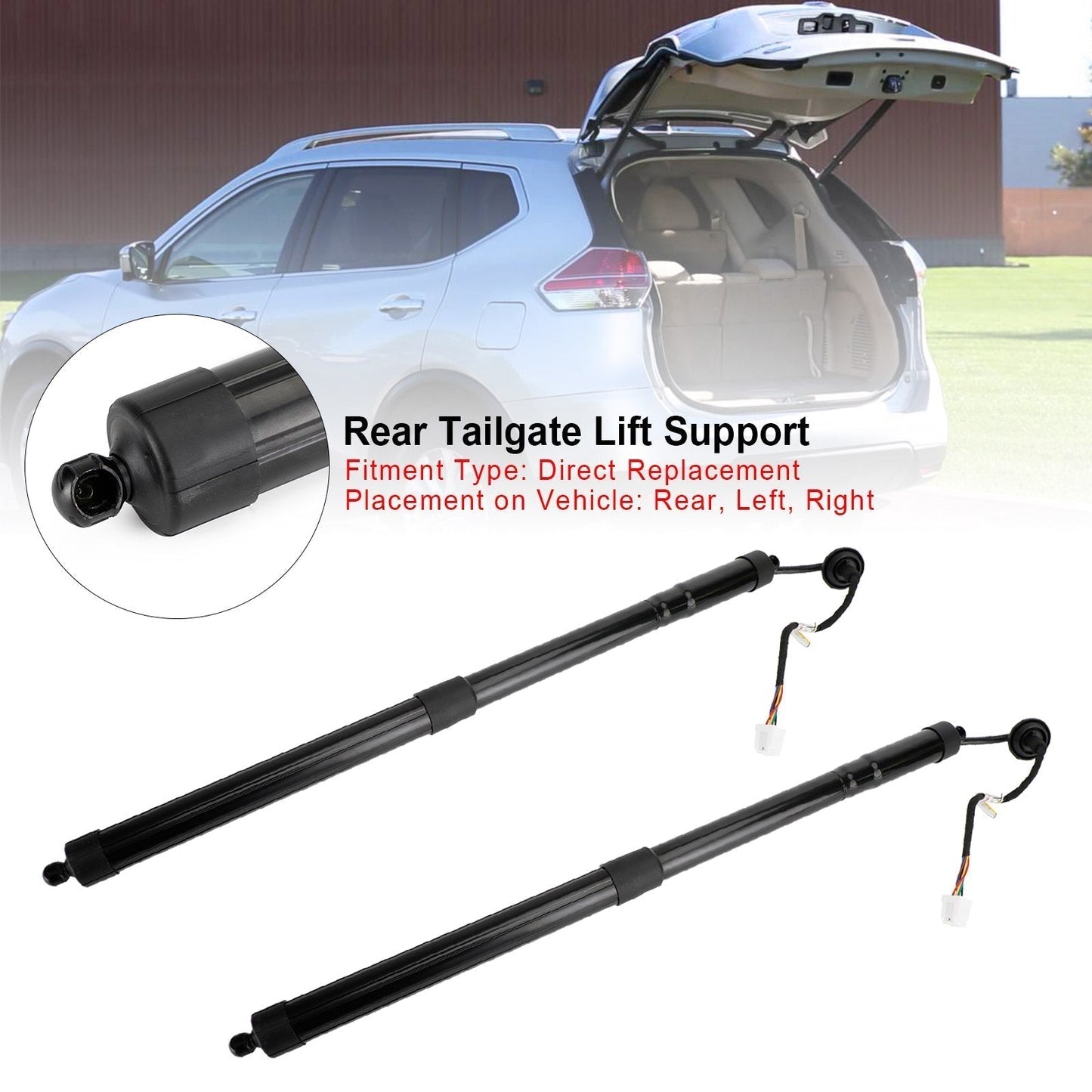 2017-2019 Nissan Rogue SV Hybrid Sport Utility 4-Door 2.0L Rear Tailgate Power Hatch Lift Support W/ Opener 90561-4BA4A
