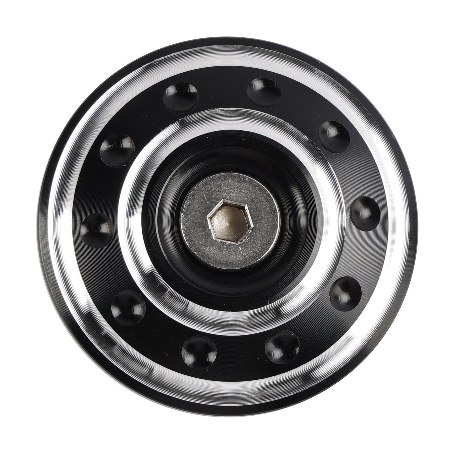 CNC Aluminum Hole Frame Plug Cap for Bonneville T100 & T120 2016-2024 Black