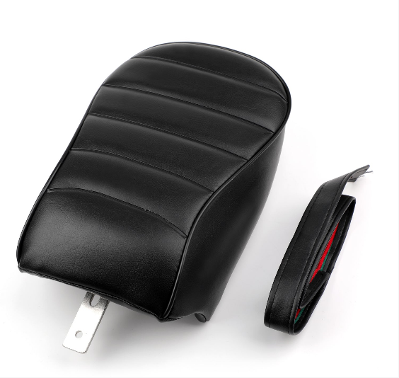 Black Rear Passenger Pillion Seat For Sportster Iron 883 XL883N 2016 2017 Generic