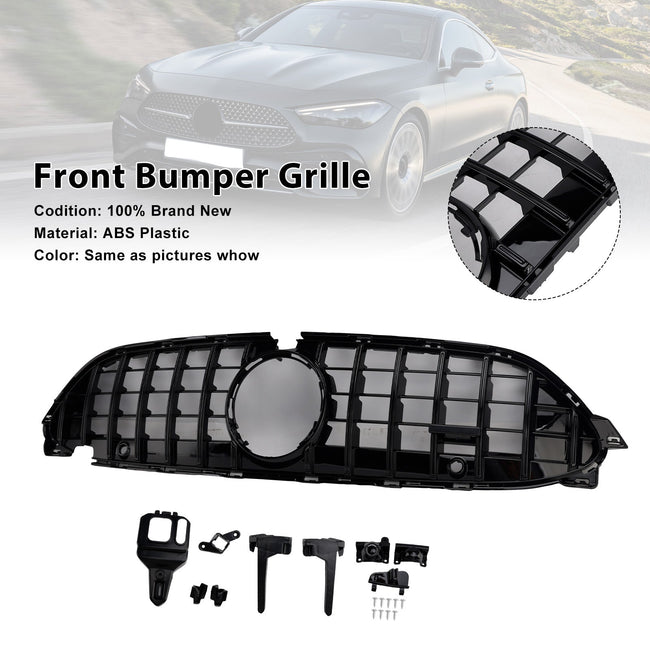 2024-2026 Mercedes-Benz CLE-Class W236 C236 Front Bumper Grille Grill Black
