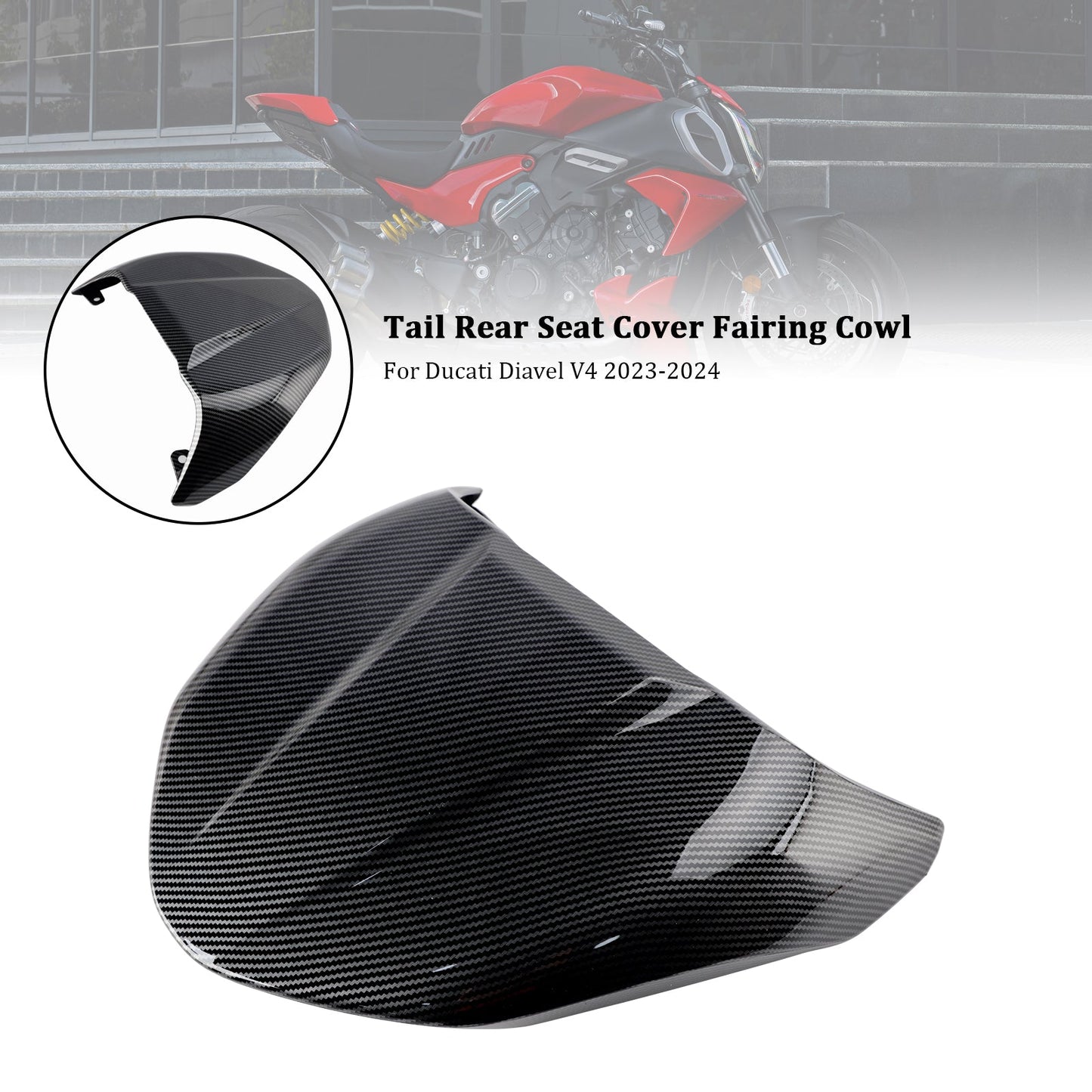 Tail Rear Seat Cover Fairing Cowl For Ducati Diavel V4 2023-2024