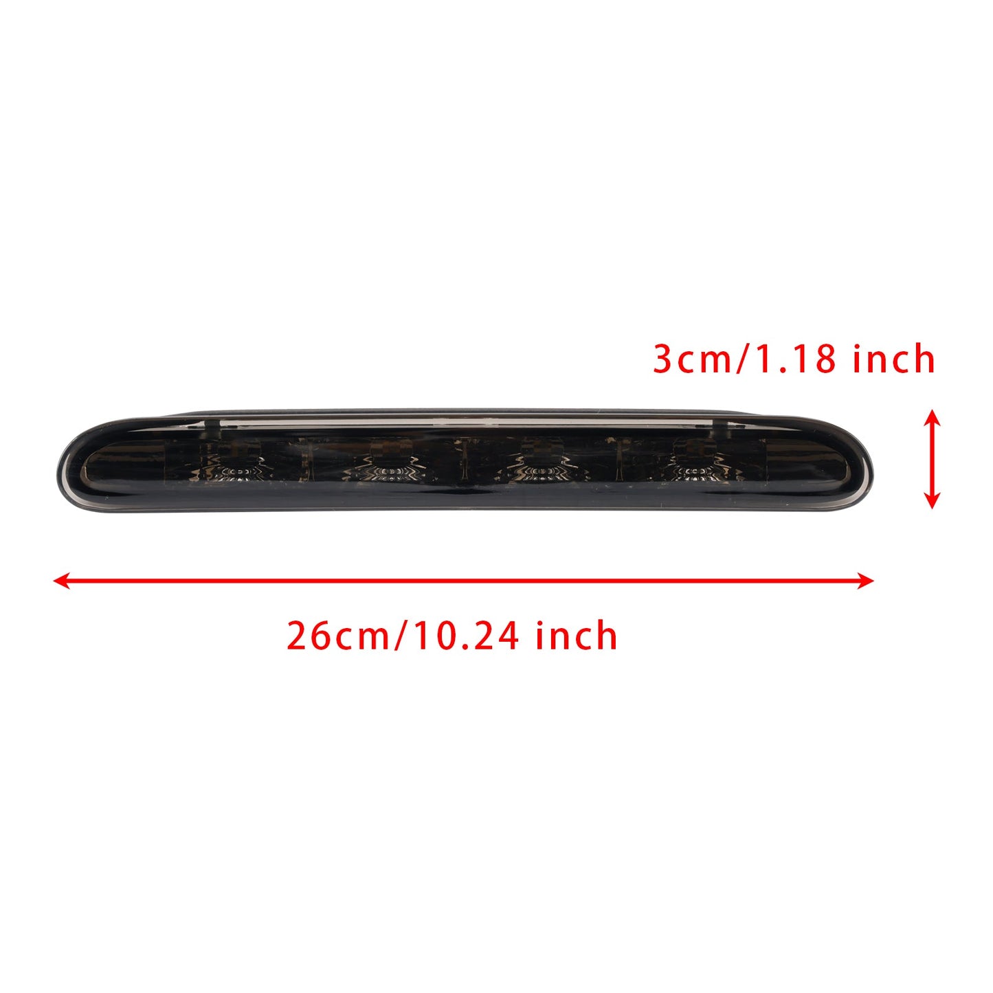 LED Rear Stop Brake Light 9811325980 For Citroen Jumpy Peugeot Expert Black