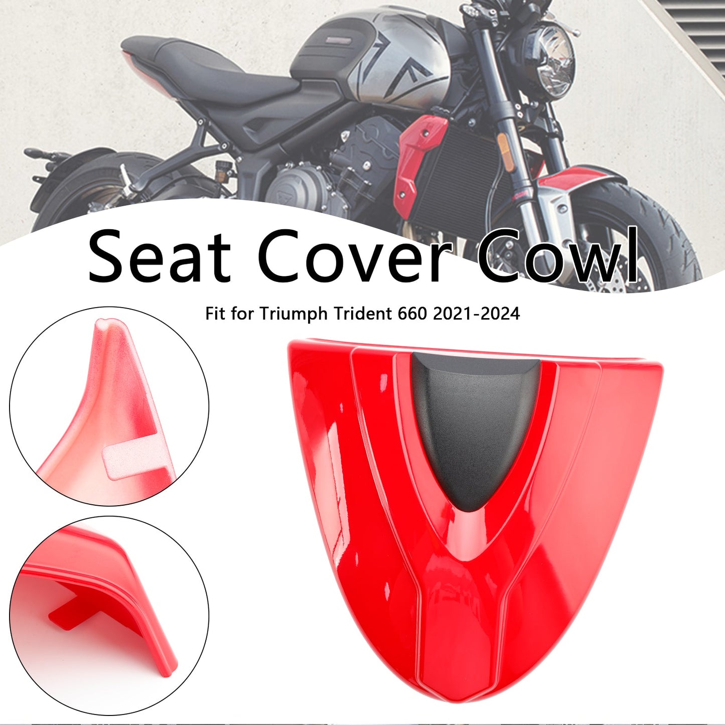 2021-2024 Trident 660 Tail Rear Seat Cover Fairing Cowl
