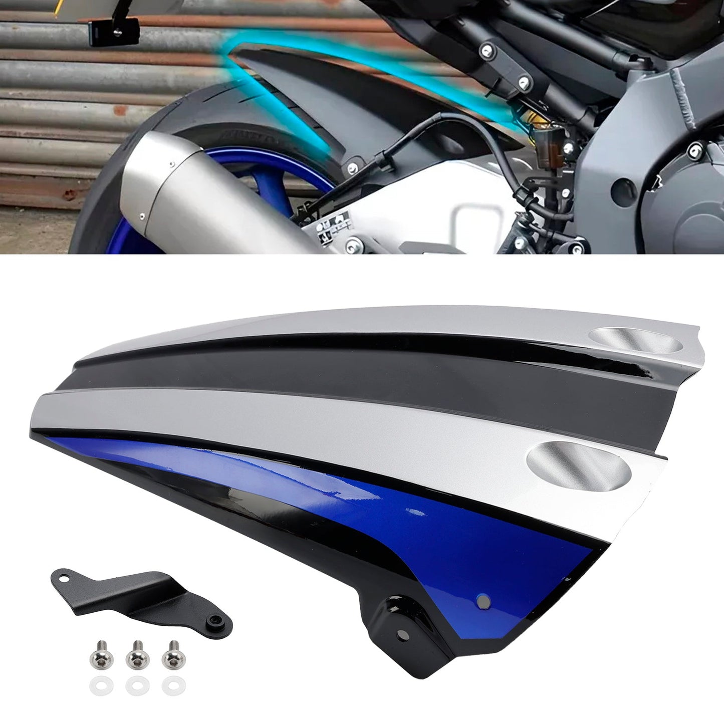 Rear Fender Mudguard Fairing For Yamaha MT-10 / SP MT10 2016-2024