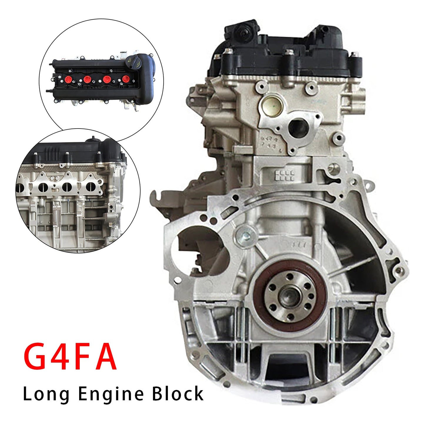 2011–2017 Hyundai Accent/Verna/Solaris (RB/RC) Brand New G4FA 1.4L Engine Assembly Long Engine Block