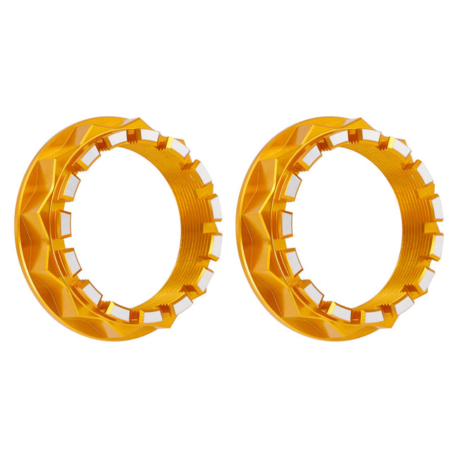 Gold Rear Wheel Nut Set For Ducati Streetfighter Multistrada Diavel SS939/950/S