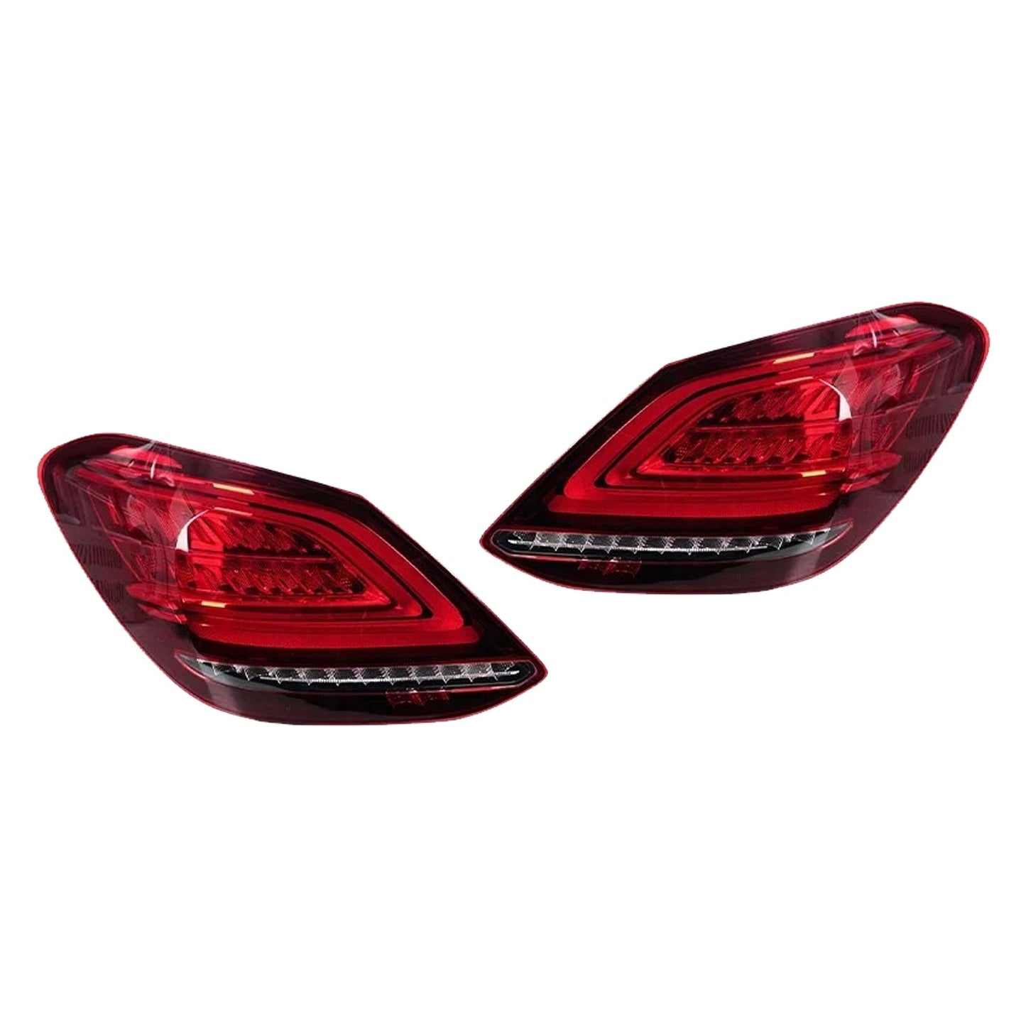 2019-2021 Mercedes Benz W205 Facelift C63 AMG Base Left+Right LED Rear Tail Light Brake Lamp 059067103 2059067203