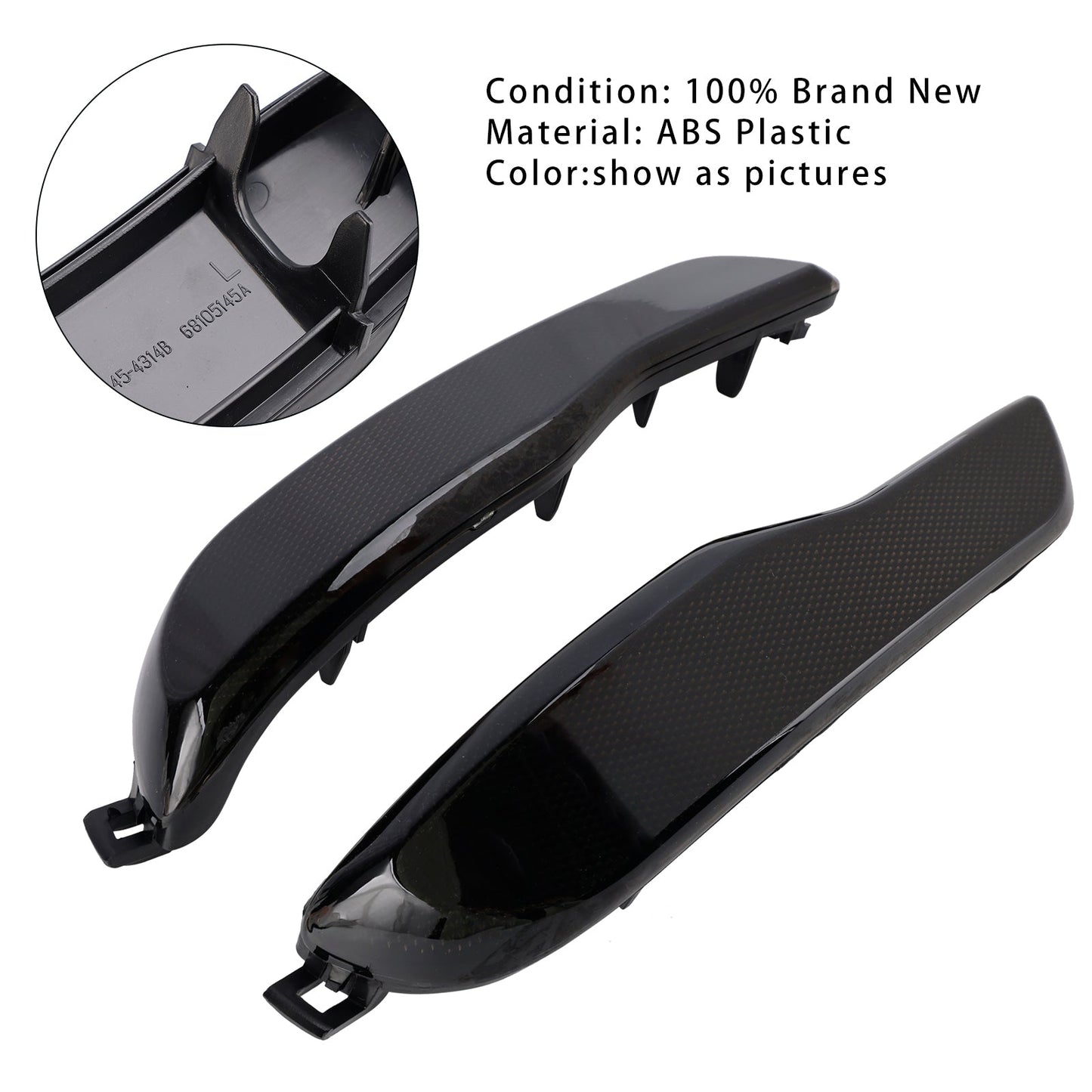 2PCS Rear Bumper Reflector Lights For Jeep Cherokee 2014-2018