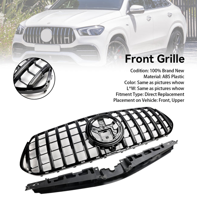 2024 Mercedes Benz W167 GLE350 GLE450 AMG-Line Front Bumper Grill Grille