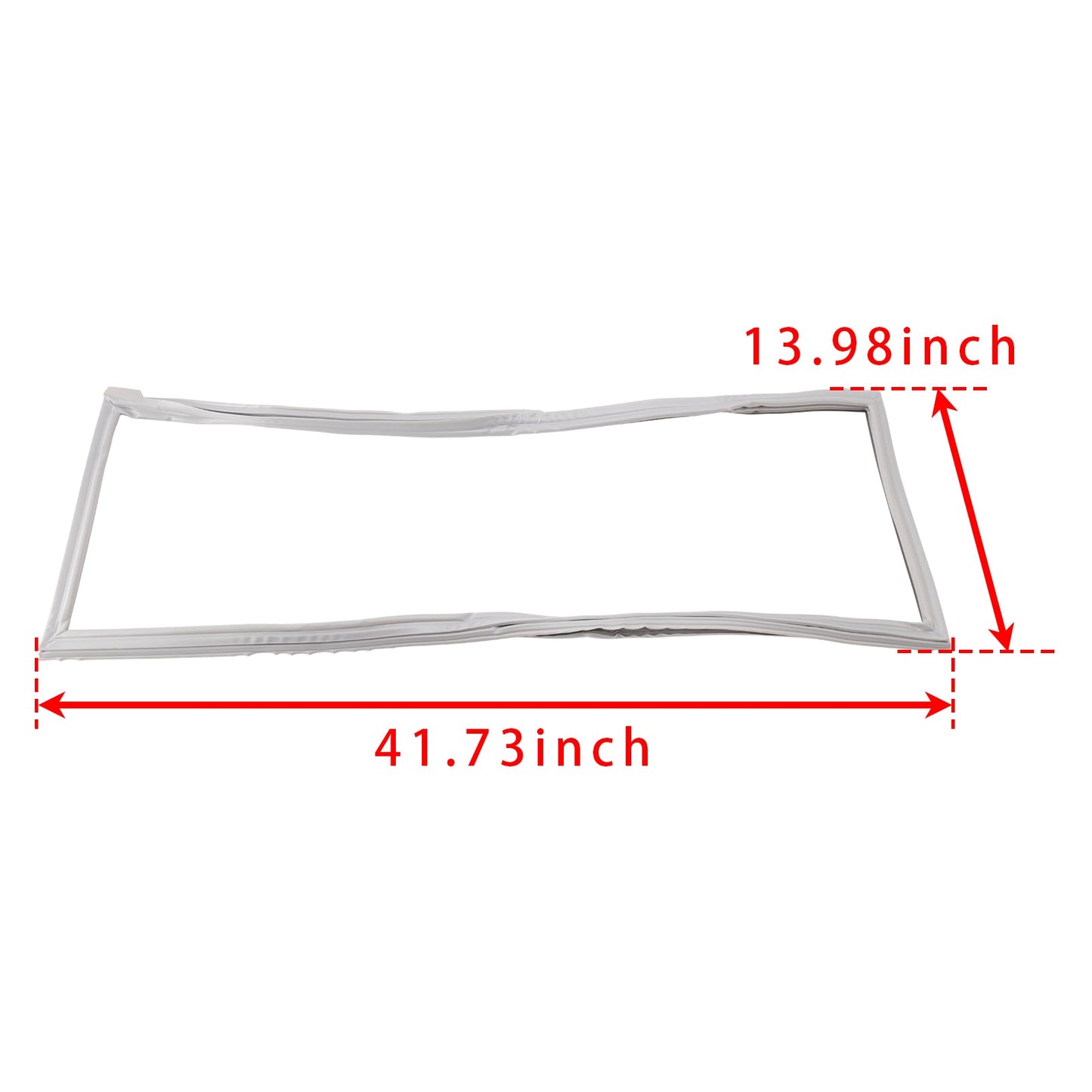 W10830048 Refrigerator French Door Gasket (Gray Left Side) Fit Kenmore AP6027227