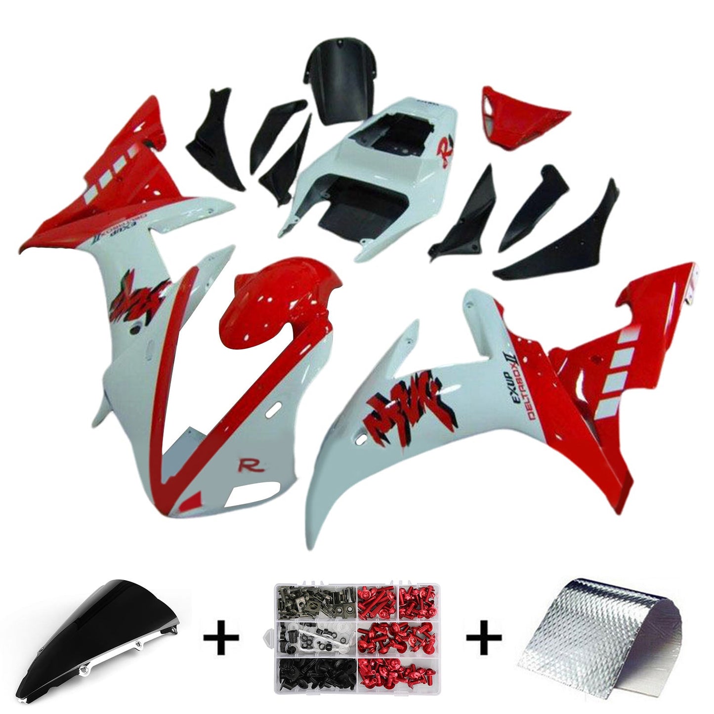 2002-2003 Yamaha YZF 1000 R1 Injection Fairing Kit Bodywork Plastic ABS